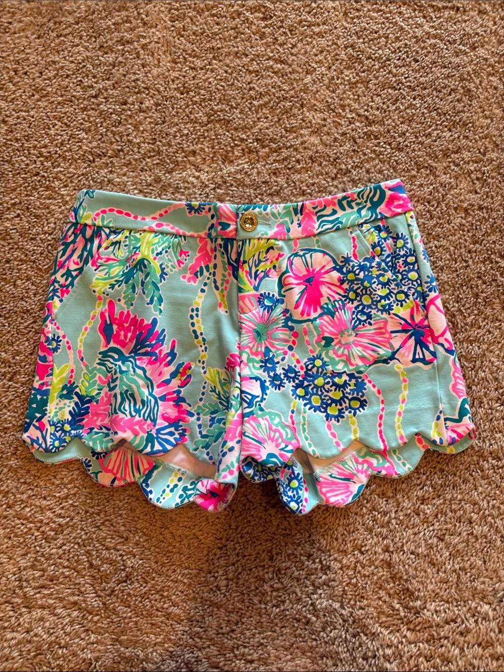 Lilly Pulitzer Scalloped Shorts